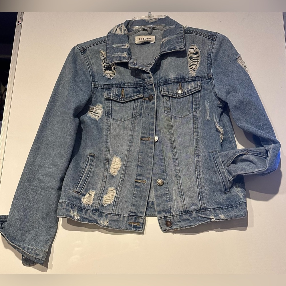 Ci Sono Denim Collection Jacket Size Small